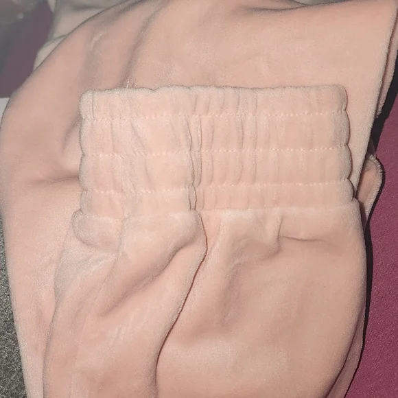 NWT Z by Zella Girls' Plush Soft Velour Pullover Pink Powder Sz L 10/12 - Picture 2 of 2